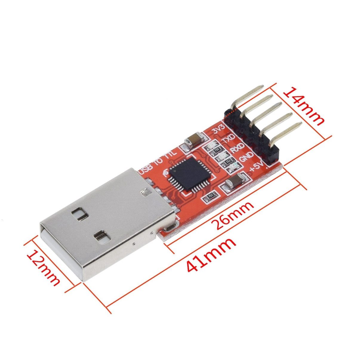 ماژول مبدل USB به TTL با تراشه  CP2102 - Image 3