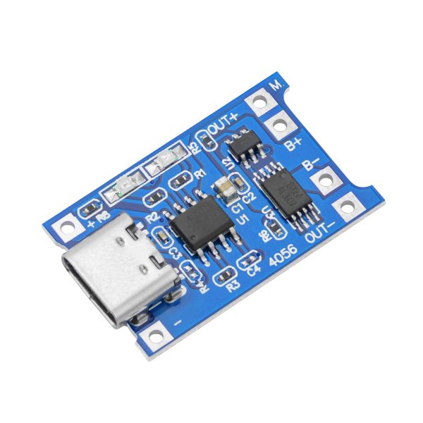 ماژول شارژ باتری مدل TP4056  با رابط USB Type-C