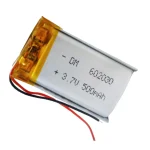 باتری لیتیومی مدل ۶۰۲۰۳۰ دو در سه سانت 500 میلی آمپر