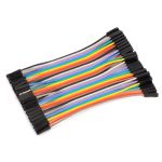 سیم جامپر مادگی به مادگی 10 سانت فلت 40 رشته (برد بوردی)