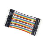 سیم جامپر نری به نری 10 سانت فلت 40 رشته (برد بوردی)