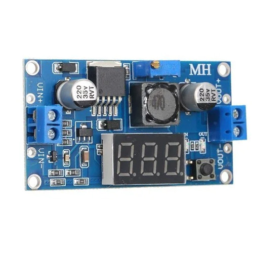 ماژول تغذیه کاهنده LM2596 با نمایشگر و جریان 3A