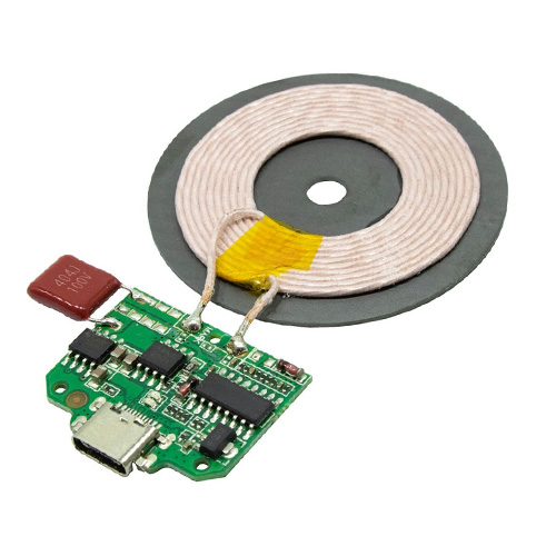 ماژول شارژر وایرلس 15W با ورودی Type-C به همراه صفحه کویل شارژ