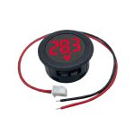 ماژول ولتمتر 4-100 ولت DC روپنلی گرد با نمایشگر قرمز