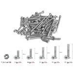 پیچ و مهره سايز 3 بسته 50 عددی