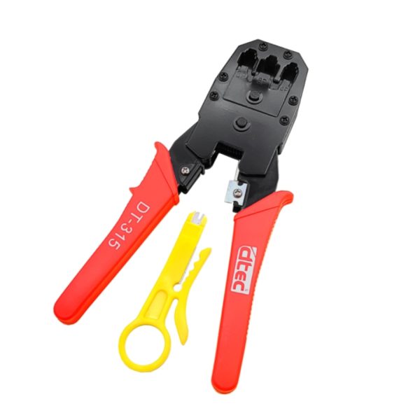 آچار پرس سرسوکت شبکه و تلفن DTEC DT- 315