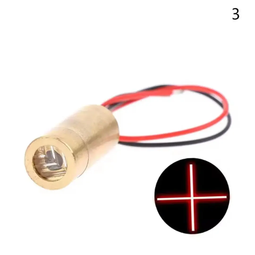 لیزر بزرگ برنجی قرمز 5mW-3V (ضربدری +) قطر 9 میل لیزر بزرگ برنجی قرمز 5mW-3V (ضربدری ) قطر 9 میل - Image 1