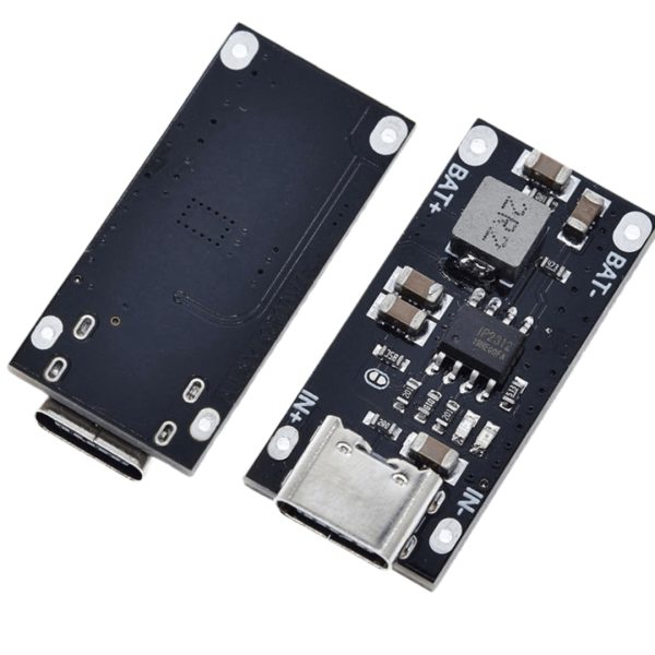 ماژول شارژر باتری لیتیومی 1 سل 3 آمپر مدل IP2312 با ورودی Type-C