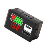 ماژول نمایشگر شارژ باتری 30-8 ولت روپنلی  با خروجی USB و Type-C فست شارژ