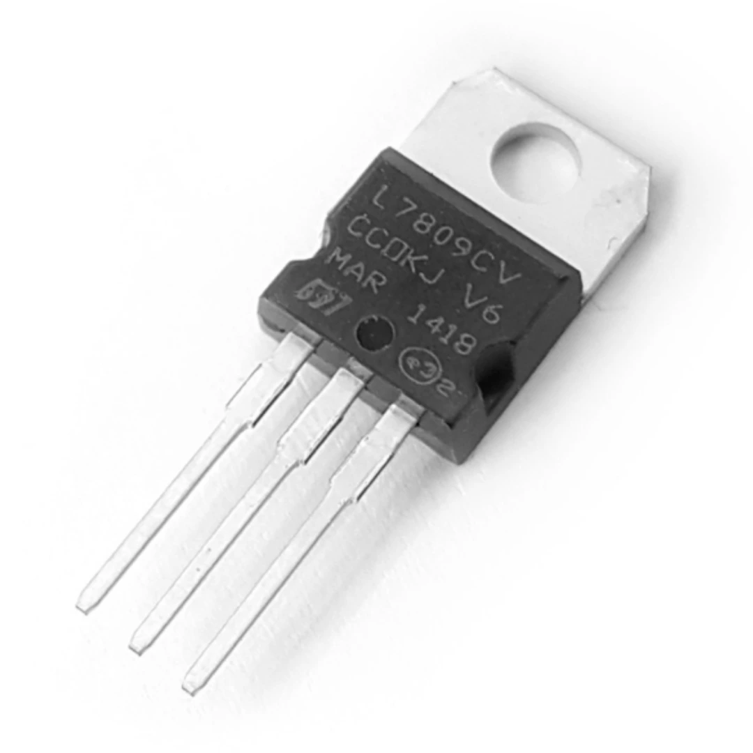 مشخصات فنی رگولاتور 7809 (پکیج TO-220) رگولاتور ولتاژ 7809 پکیج TO-220 - Image 1
