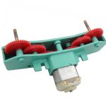 گیربکس پلاستیکی دو طرفه با موتور پشت سفید (مرغوب)