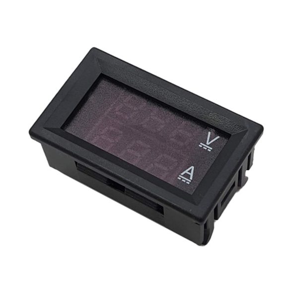 آمپرمتر و ولتمتر RED-RED 0-100V 0-10A DC پنلی