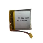 باتری لیتیومی 603030 800 میلی آمپر