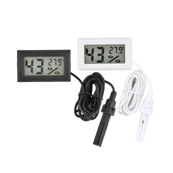 دماسنج و رطوبت سنج کوچک دیجیتالی LX- 8011(سفید)