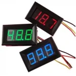 ماژول ولتمتر سه سیم 0 تا 100 ولت 0.56 اینچ(آبی)