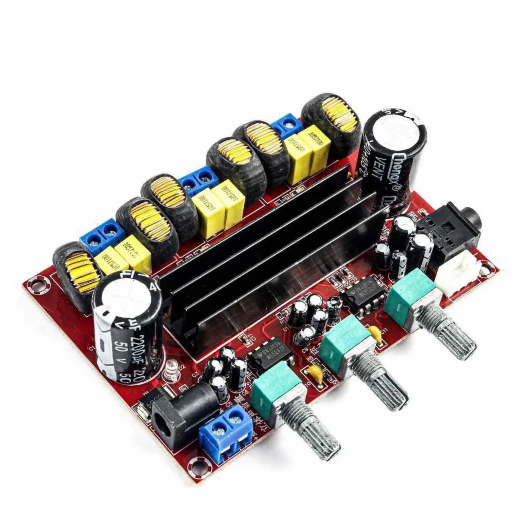 برد حرفه ای آمپلی فایر 2x50W+100W XH-M139 برد آمپلی فایر 2x50W + 100W XH-M139 (16 پایه) - Image 1