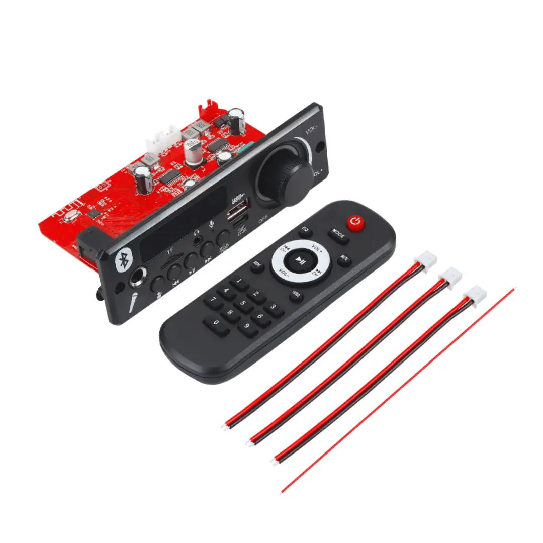 پخش کننده MP3 PLAYER پنلی بلوتوثی دارای آمپلی فایر 2X80W کنترل بزرگ مدل JX-X1 پخش کننده MP3 PLAYER پنلی بلوتوثی دارای آمپلی فایر 2X80W کنترل بزرگ مدل JX-X1 - Image 1