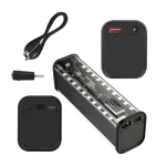 کیس پاوربانک Transparent فست شارژ 8 باتری 22.5W با خروجی 5-12 ولت DC مدل BQ-S18DC(مشکی)