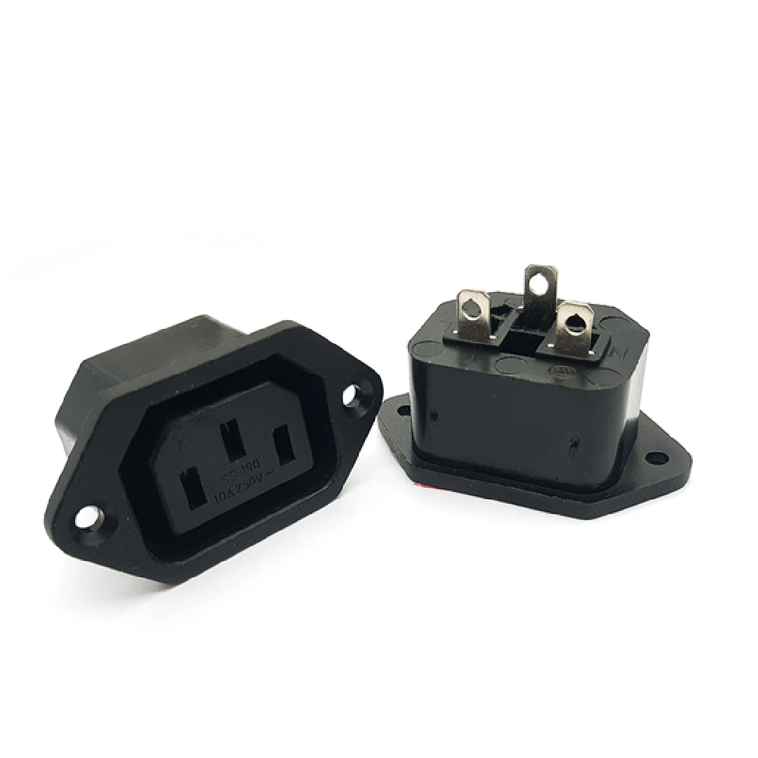 AC SOCKET FEMALE جاپیچدار AC-06 AC SOCKET FEMALE جاپیچدار AC-06 - Image 1