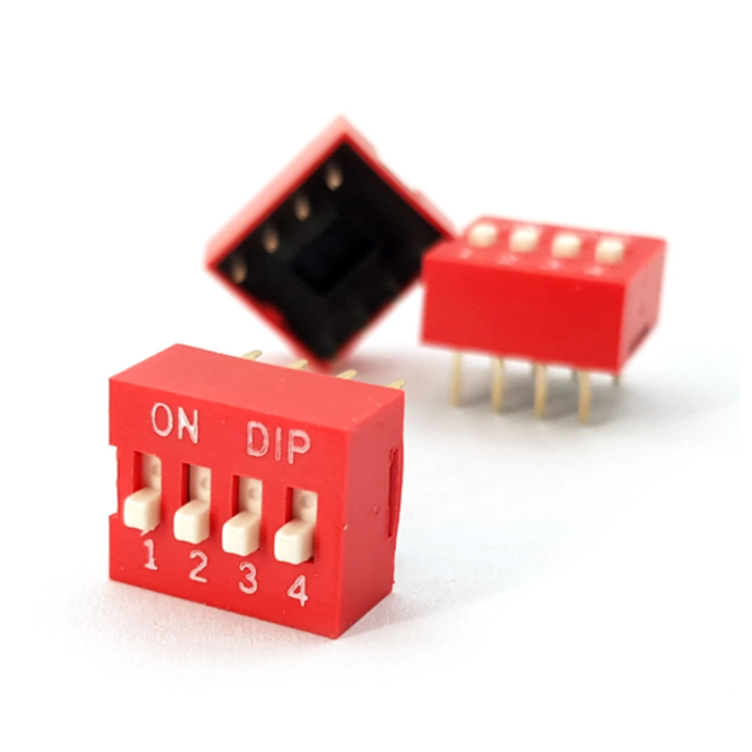 دیپ سوئیچ ۴ تایی دیپ سوئیچ ۴ تایی - Image 1