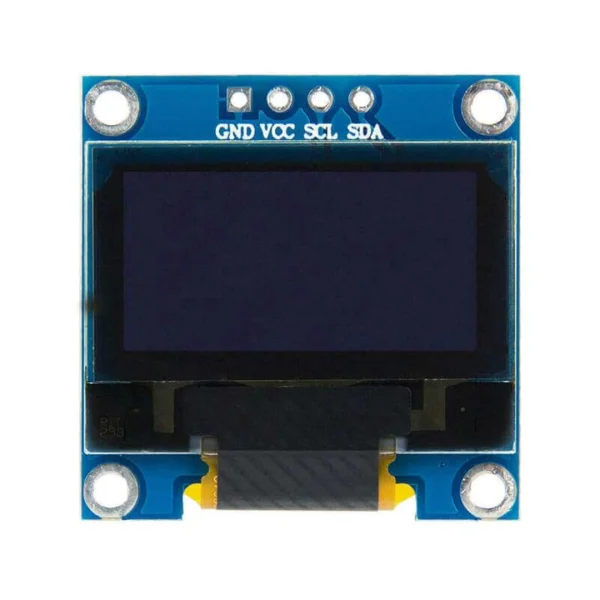 ماژول 0.96 اینچ LCD با رابط I2C آبی و زرد