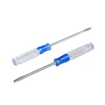 پیچگوشتی دوسو  با دسته شیشهای و بدنه فلزی مقاوم