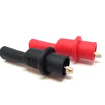 گیره سوسماری مخصوص پراب مولتی متر مشکی و قرمز