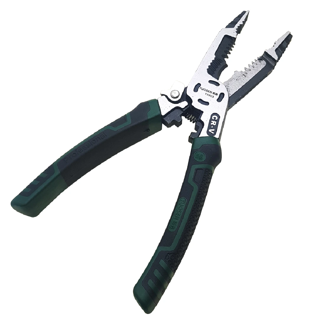 انبر و سیم لخت_کن چندکاره TUOSEN مدل 19303 انبر و سیم لختکن چندکاره TUOSEN مدل 19303 - Image 1