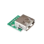 برد تبدیل کانکتور USB-A مادگی به DIP 4PIN