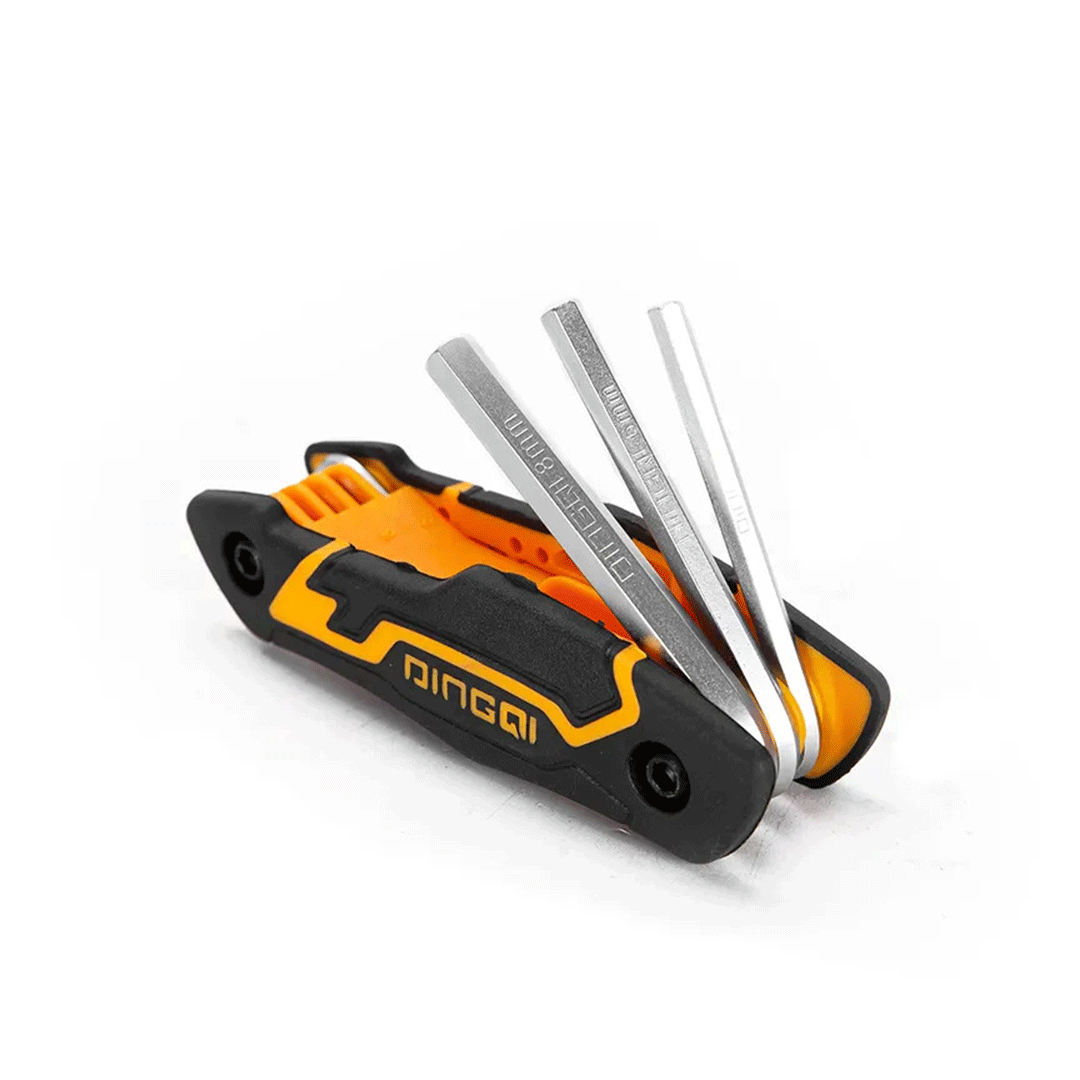 ست 8 عددی آچار آلن تاشو روکش دار دینگشی مدل 17006 – DINGQI ART ست 8 عددی آچار آلن تاشو روکش دار دینگشی مدل 17006 – DINGQI ART - Image 1