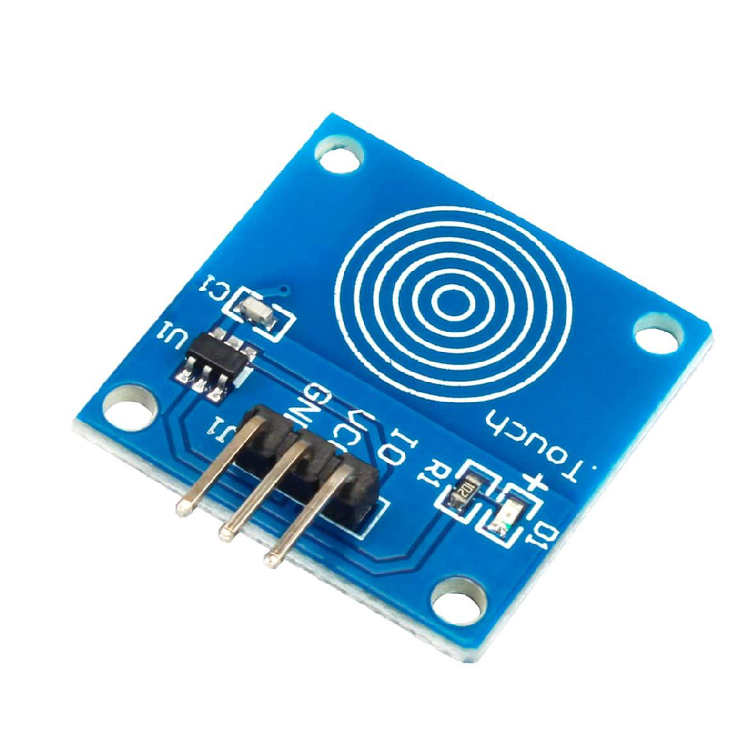ماژول سنسور تاچ خازنی Touch Sensor با تراشه TTP223 ماژول سنسور تاچ خازنی Touch Sensor با تراشه TTP223 - Image 1