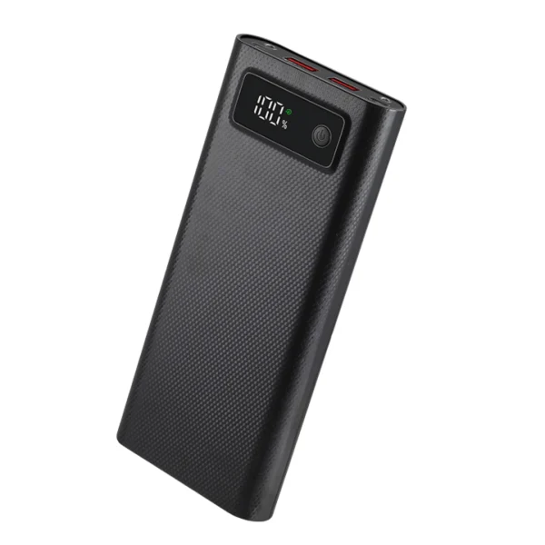 کیس پاوربانک با ظرفیت 20000mAh با درگاه Type-C ،Micro و USB فست شارژ (مشکی)