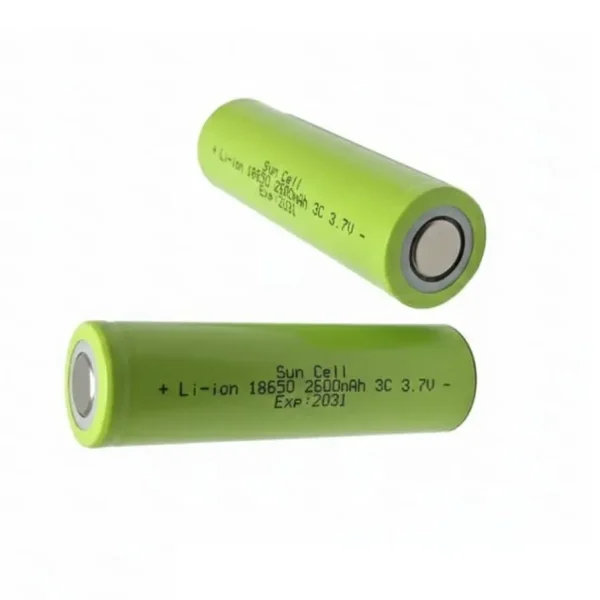 باتری لیتیومی 18650 SunCell 2600ma 3c