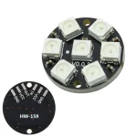 ماژول رینگ ۷ تایی LED مدل WS2812B