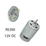 موتور RS390 12V DC یک سر شفت با قطر 2.2 میلی_متر