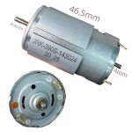 موتور RS390 12V DCدو سر شفت
